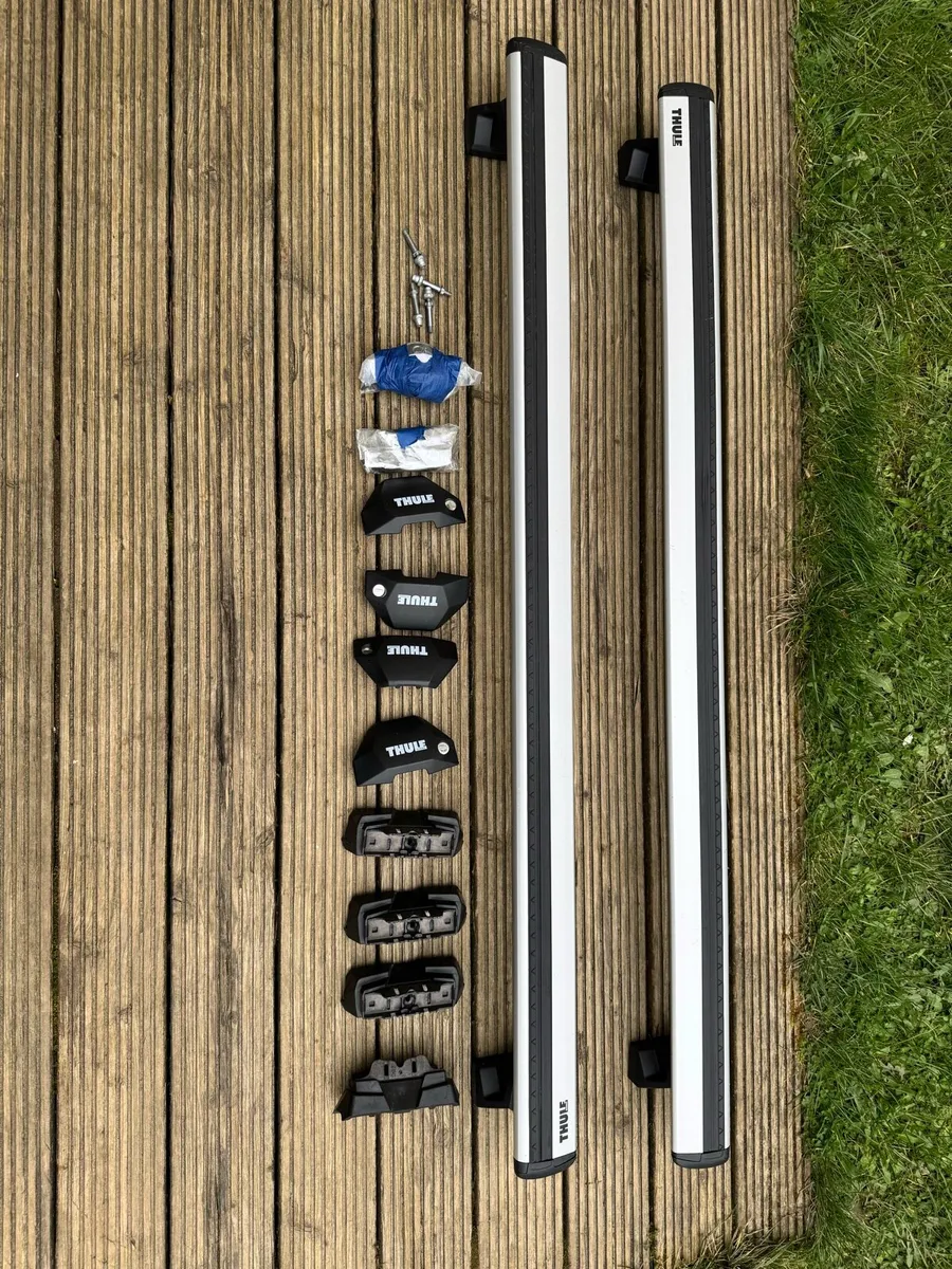 Thule roof bars. Used on Audi Q7 2016 - Image 1