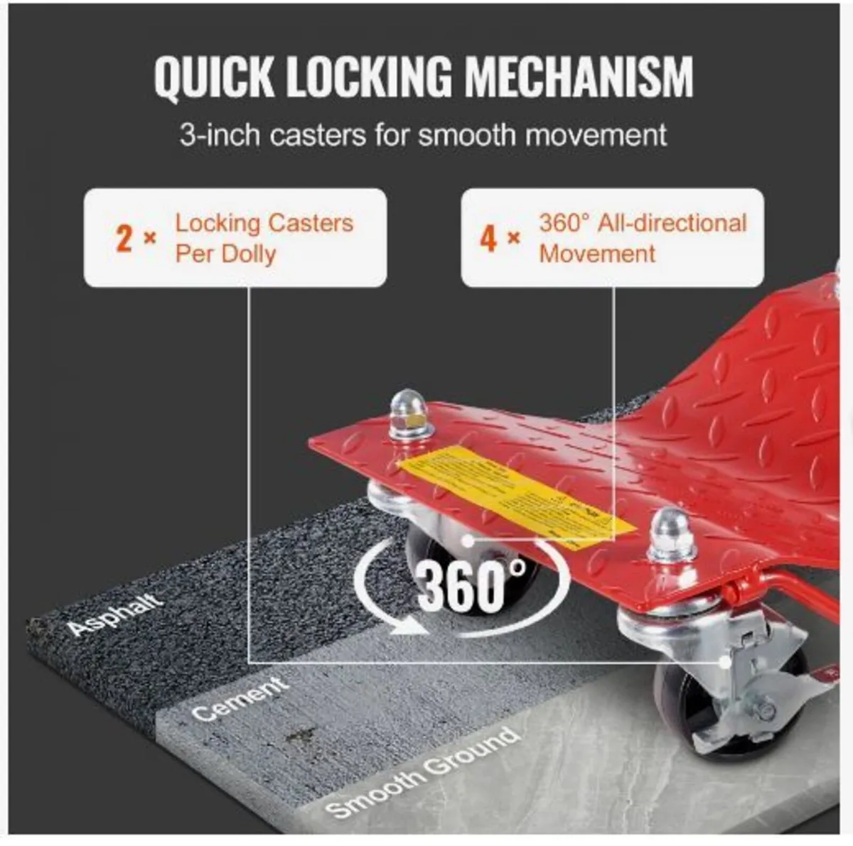 Wheel Dolly, 8000 lbs Capacity - Image 2