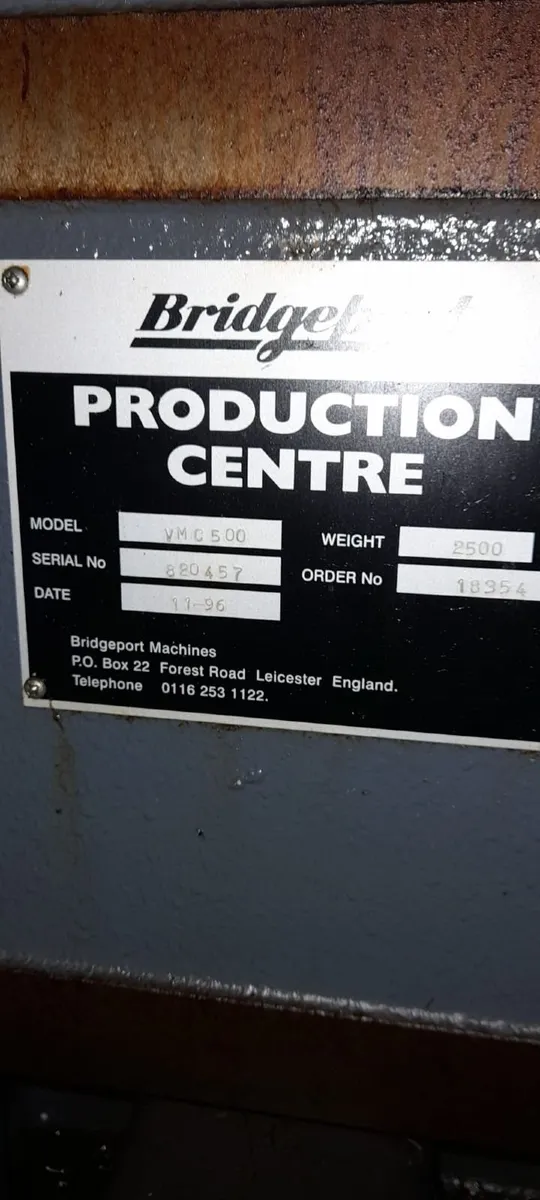 BRIDGEPORT VMC 500 / CNC MILLING MACHINE - Image 4