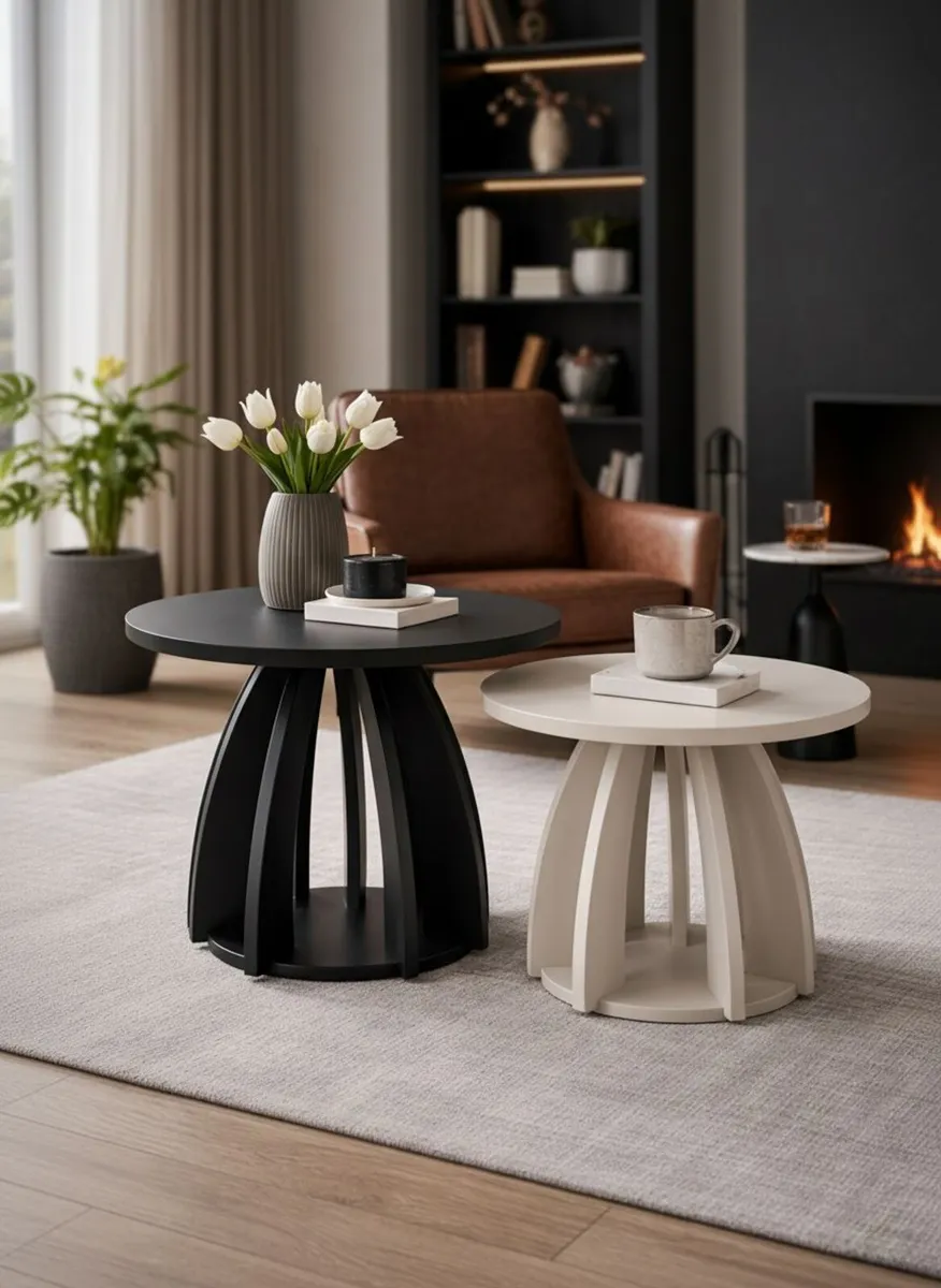 Zenith Nest Coffee Tables – Modern Set of 2 - Image 4