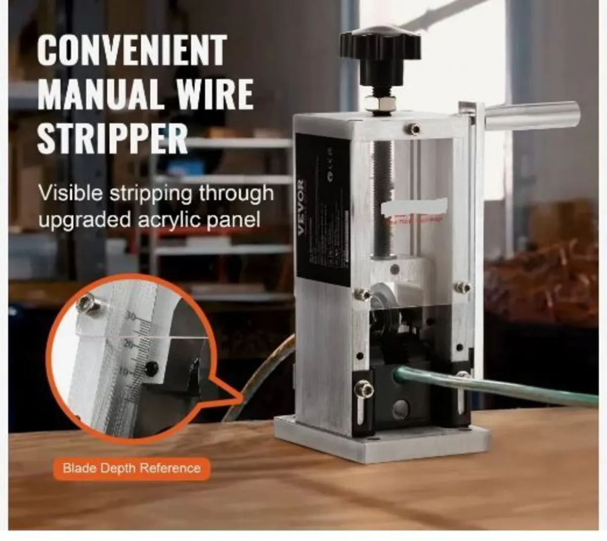 Manual Wire Stripping Machine, 1.5 mm-30 mm - Image 2