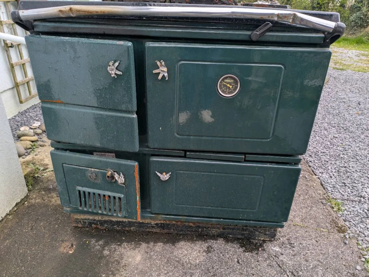 Old Stanley solid fuel stove - Image 1