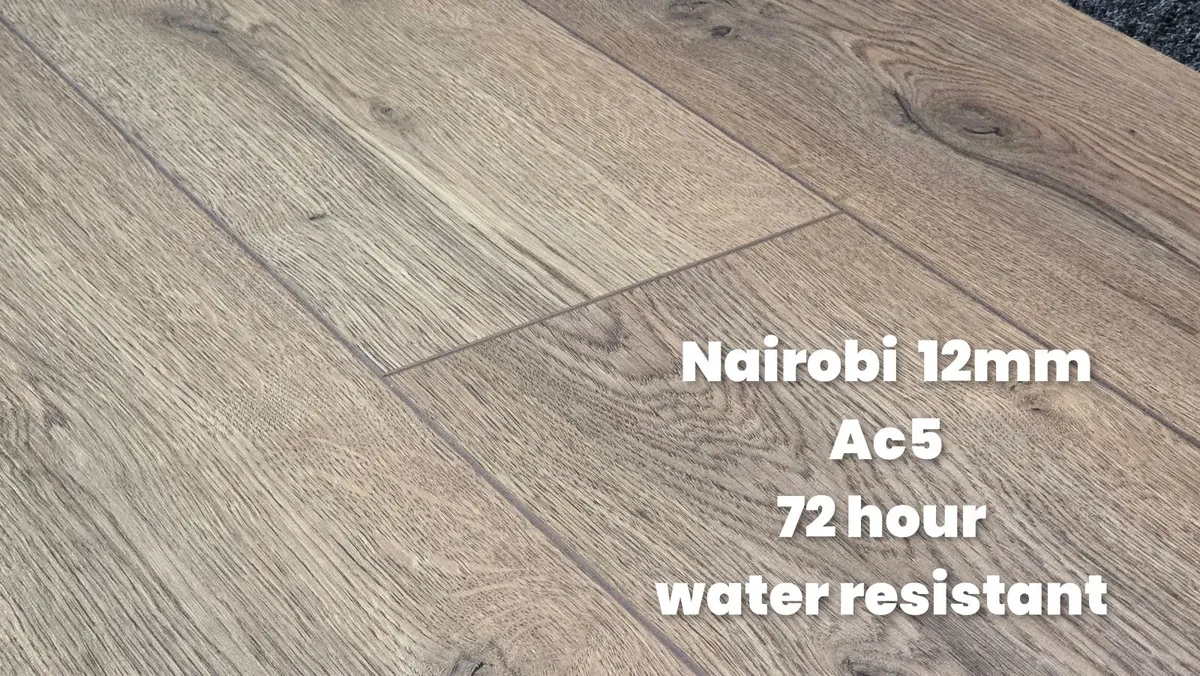 12mm laminated click flooring heavy duty - Image 1