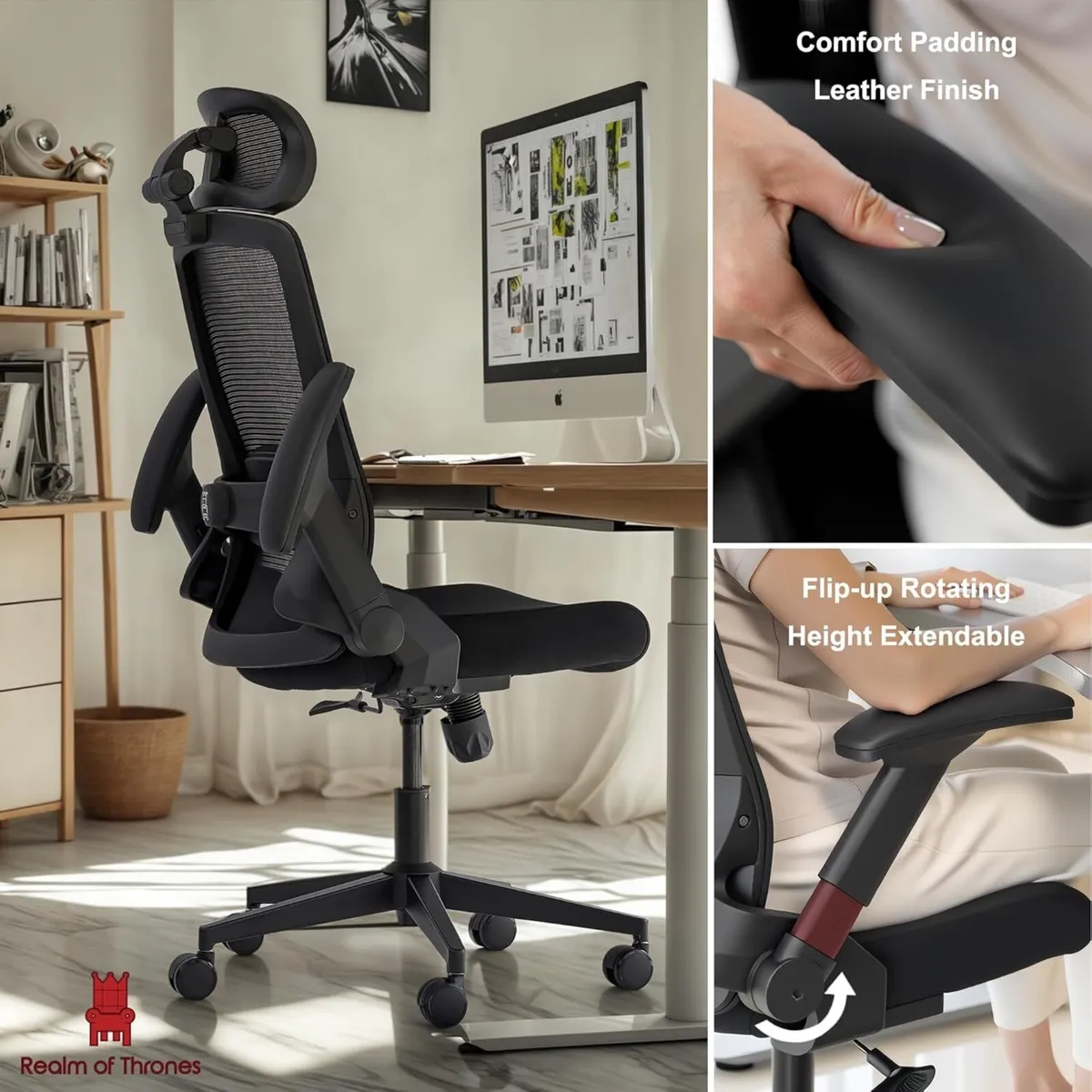 VALOUR Ergonomic Office Chair for Home Gaming - Image 4