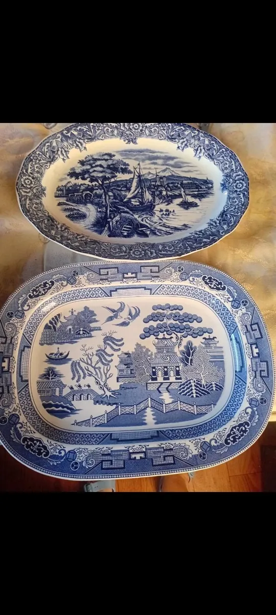 Large Ceramic meat platters - Image 1