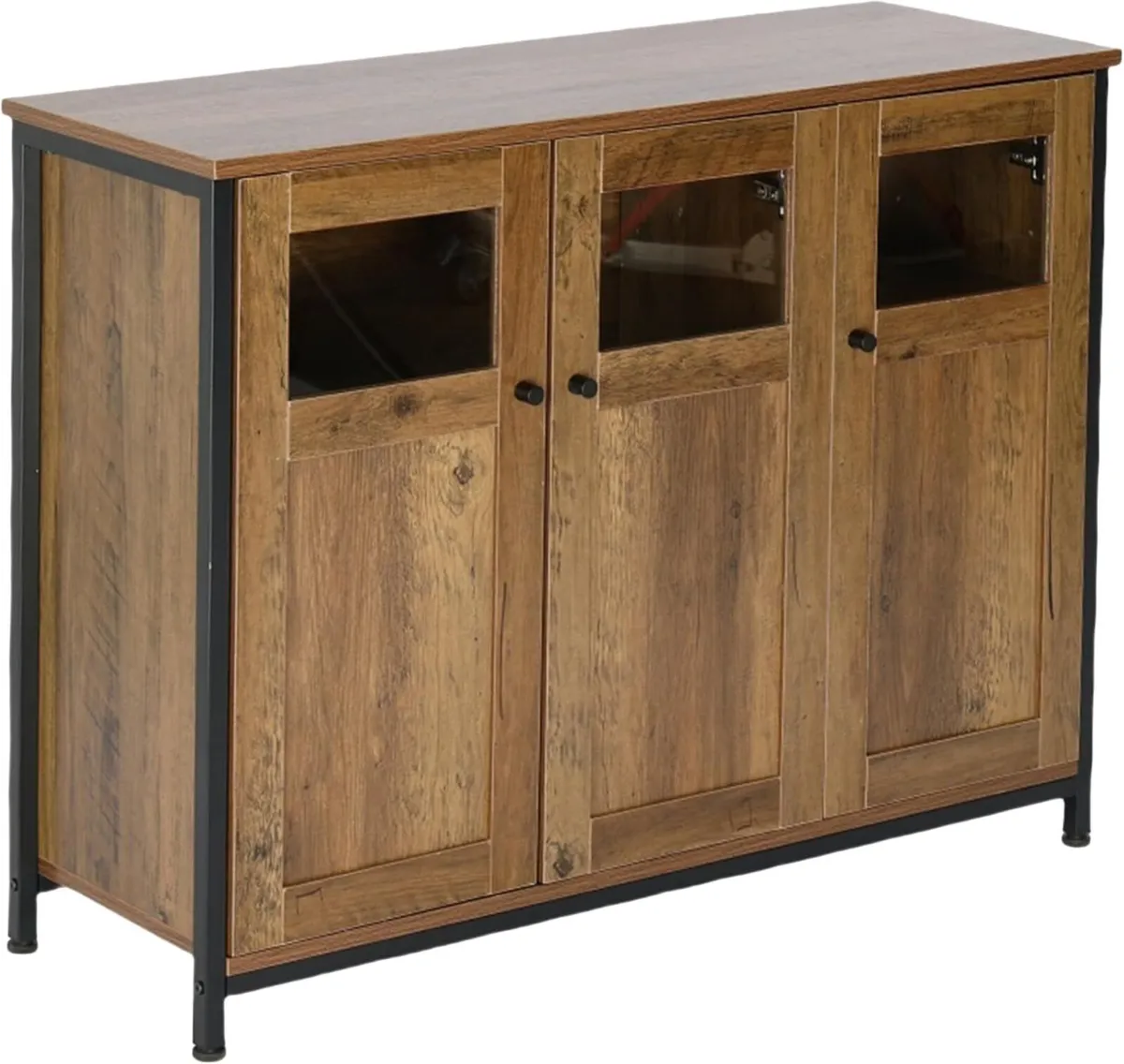 kitchen sideboard with glass doors HxWxD: 75 x - Image 1