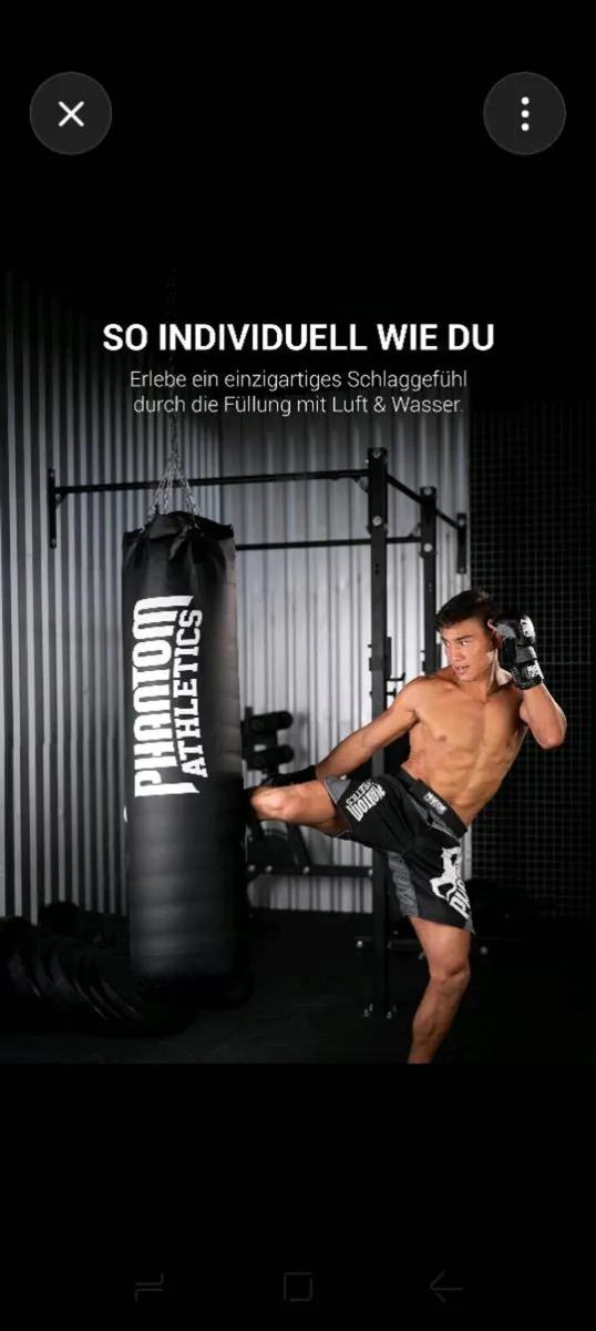 Phantom Athletics Hydro Air Boxing Bag – 150cm (NE - Image 1