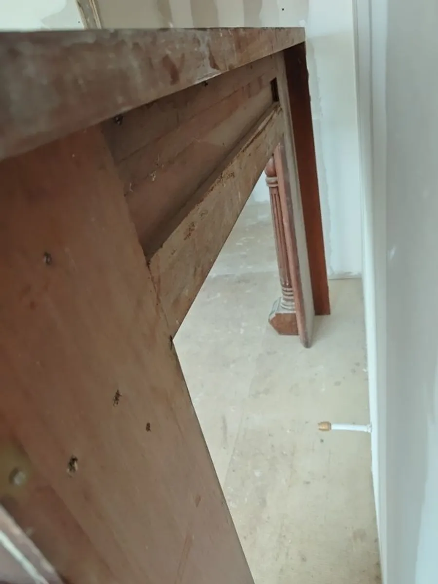 Solid mahogany fireplace - Image 4