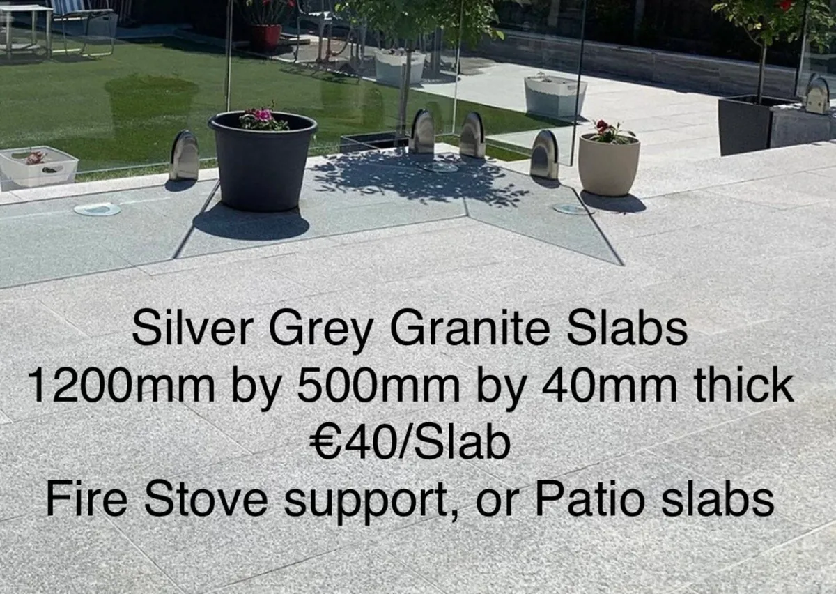 Silver Grey Granite Slabs - Image 1