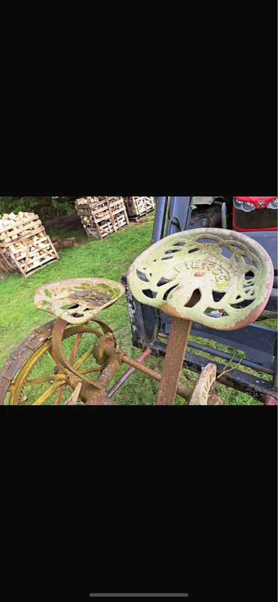 Vintage Pierce Mowing Machine - Image 3