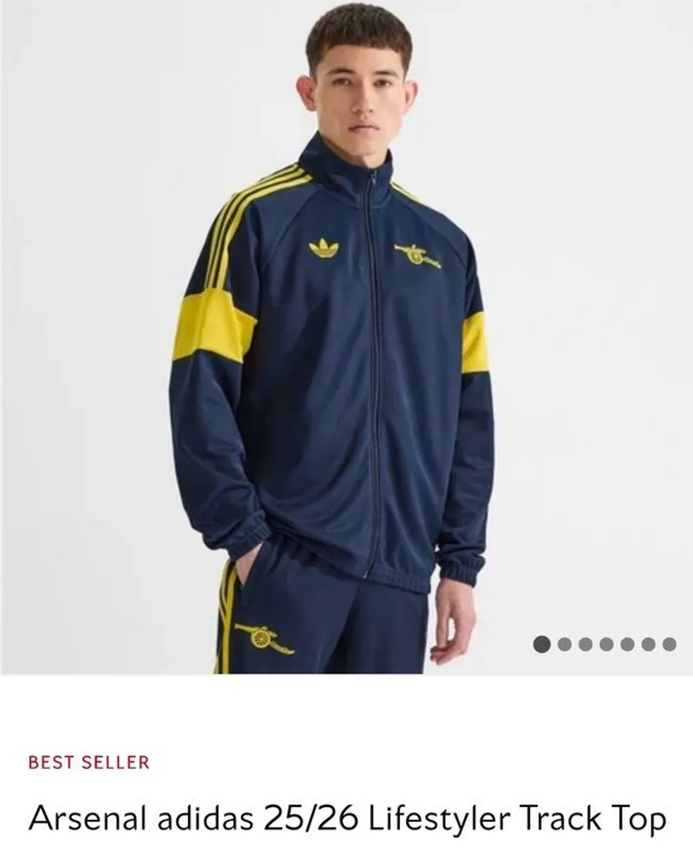 Arsenal Adidas 25/26 Lifestyle Track Top for sale