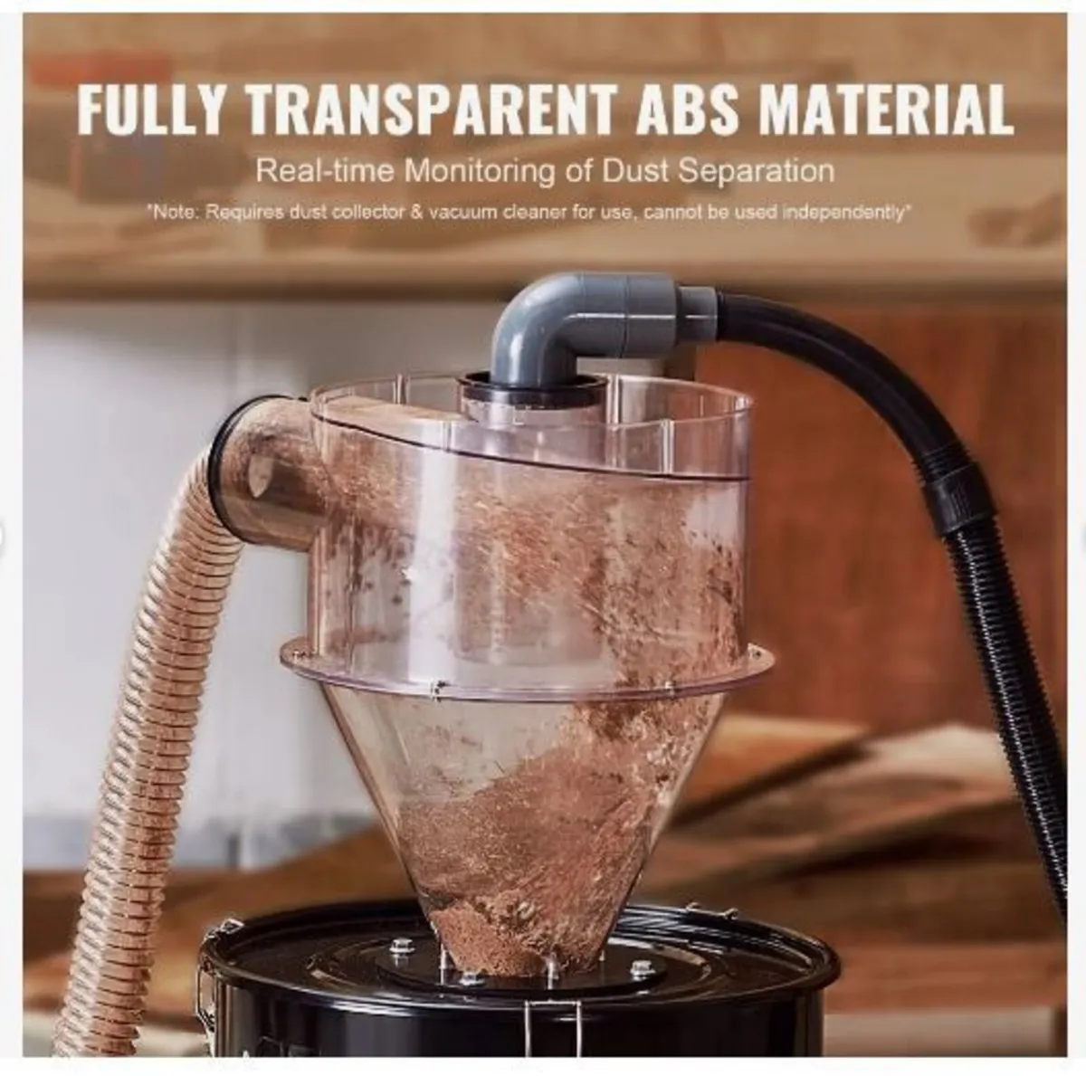 Cyclone Dust Separator with Metal Tank - Image 4