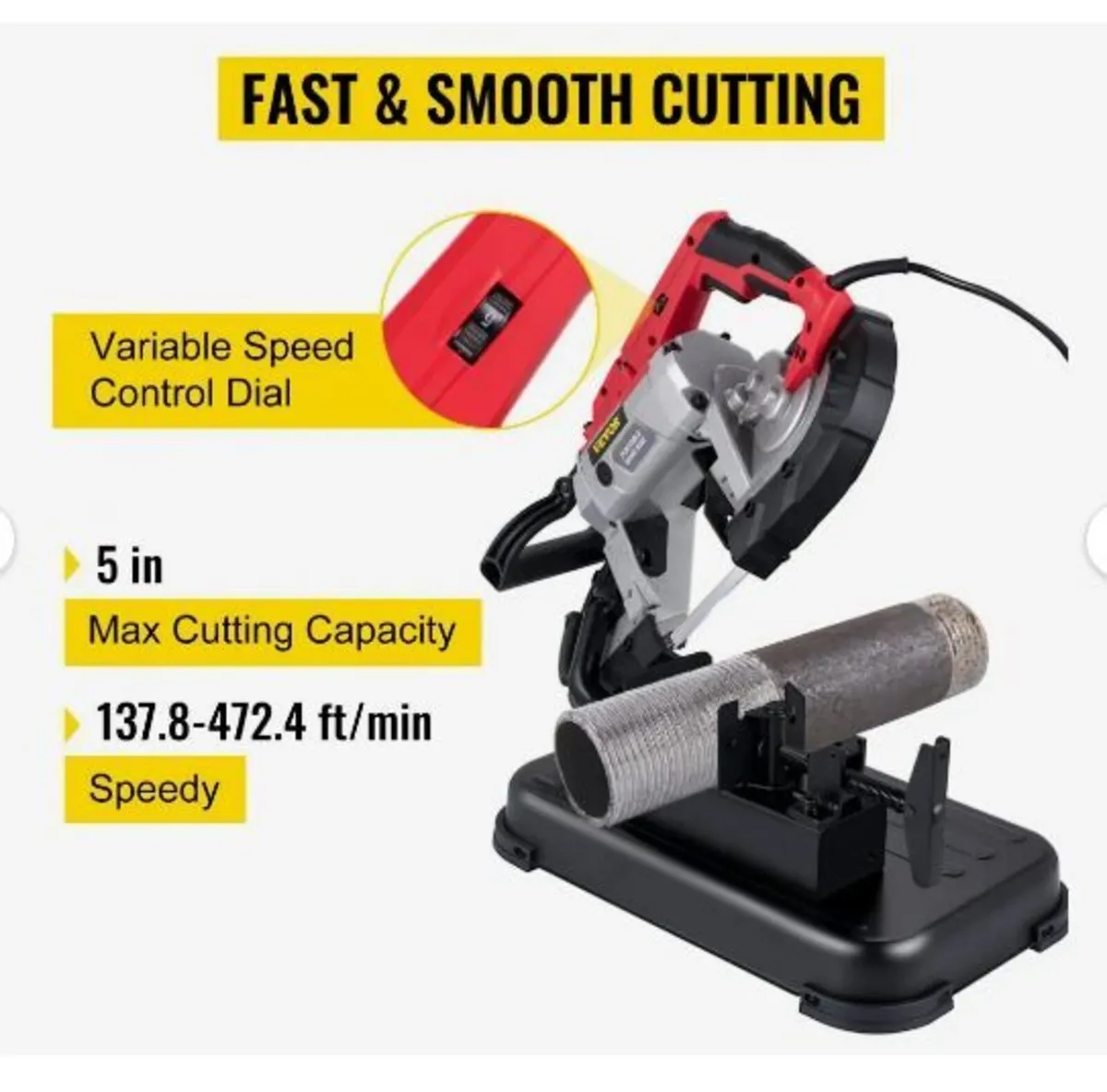Portable Band Saw, 127 mm x 127 mm Cutting - Image 3
