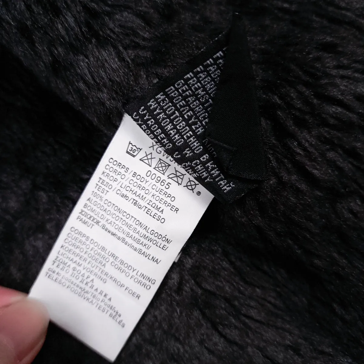 Roxy Black Faux Fur Lined Parka Jacket Size XL - Image 2