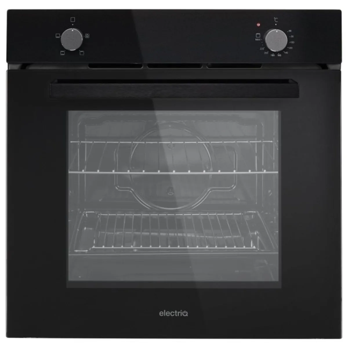electriQ Electric Single Oven - Black - Image 2
