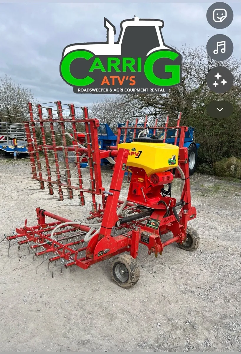FOR HIRE - Grass Seeder Harrow/Rakeman - Image 3