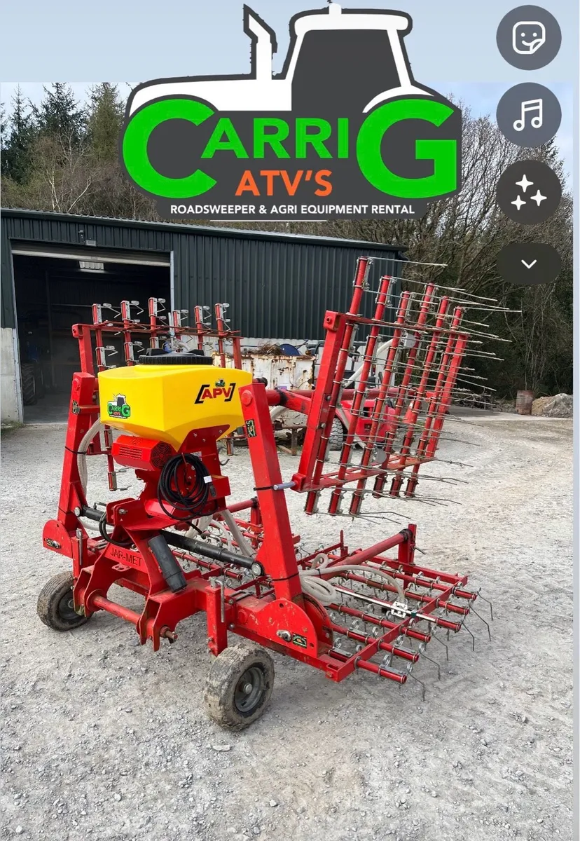 FOR HIRE - Grass Seeder Harrow/Rakeman - Image 4