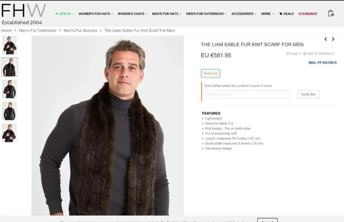 Sable scarf - Image 2