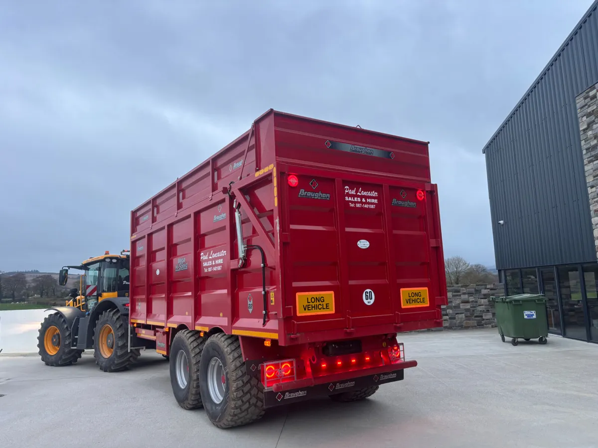 Broughan 22foot silage grain trailer - Image 1
