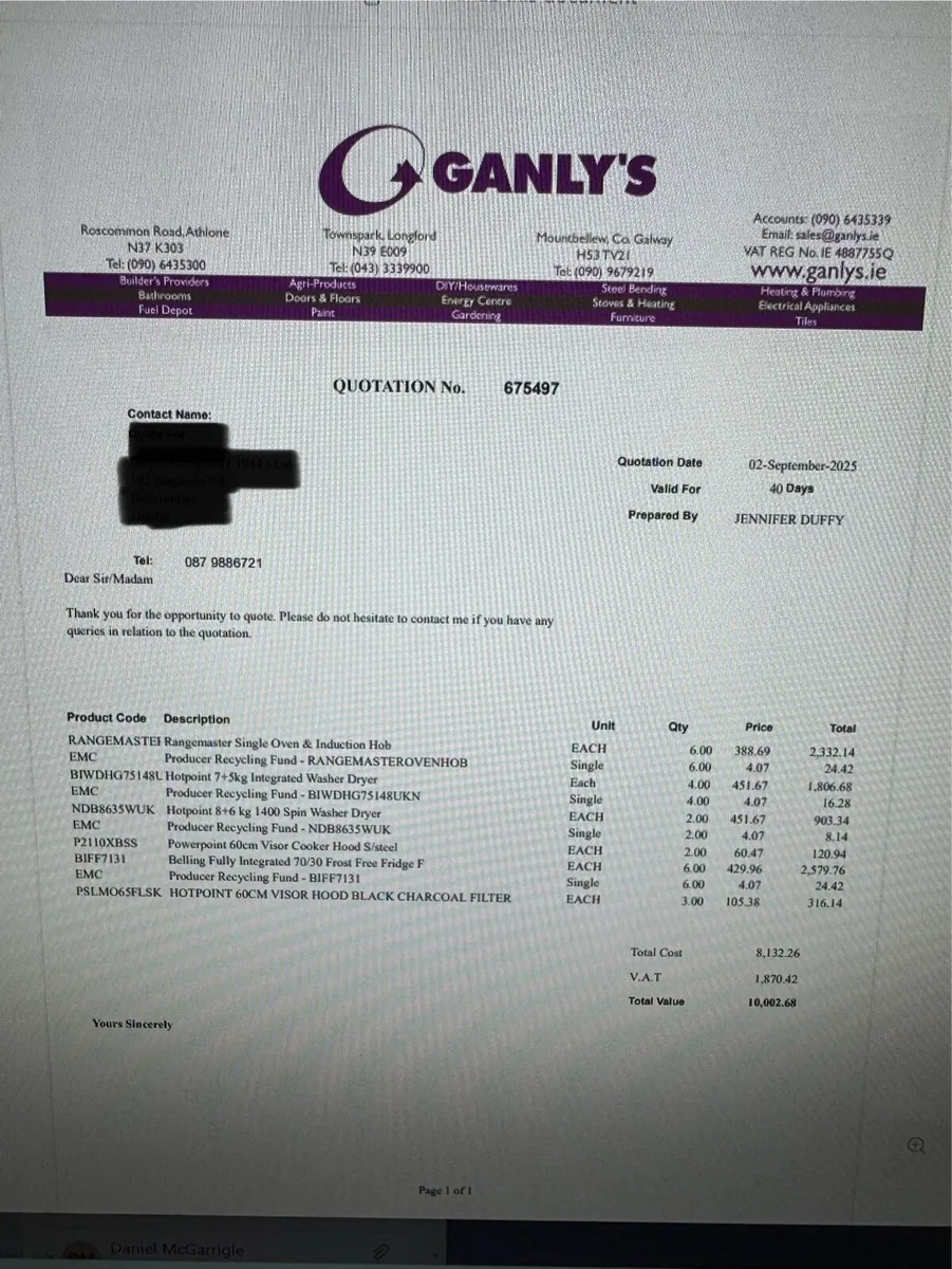 Hotpoint 7+5kg Integrated Washer Dryer - Image 2
