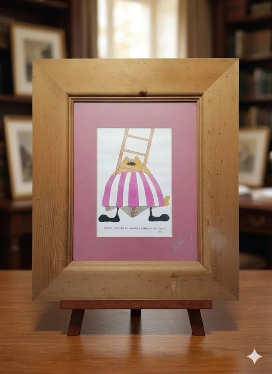 Original Signed Clive Gardner Clives Cats Print - Image 1