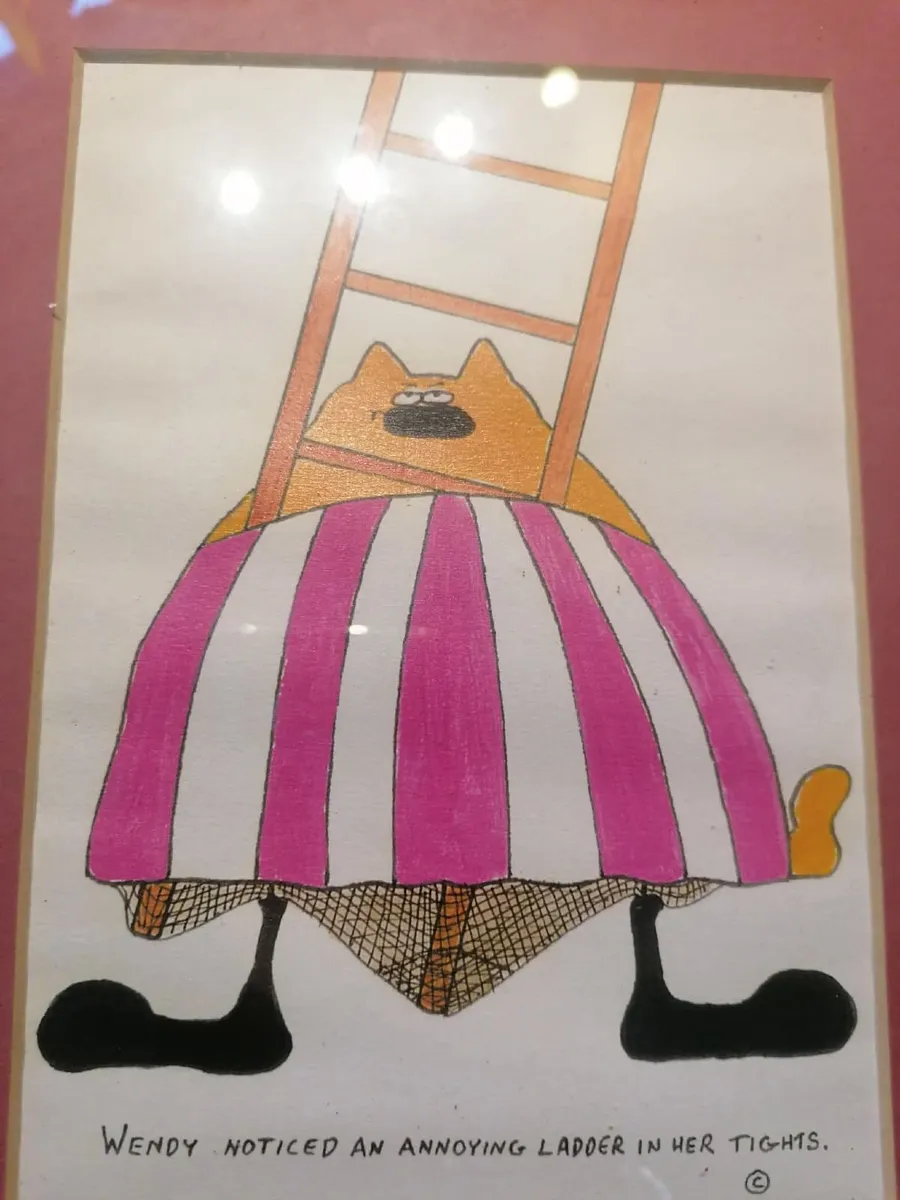 Original Signed Clive Gardner Clives Cats Print - Image 3