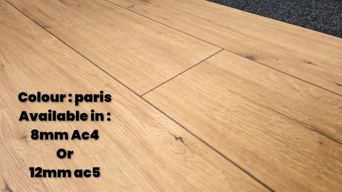 12mm laminated click flooring Water resist - Image 3
