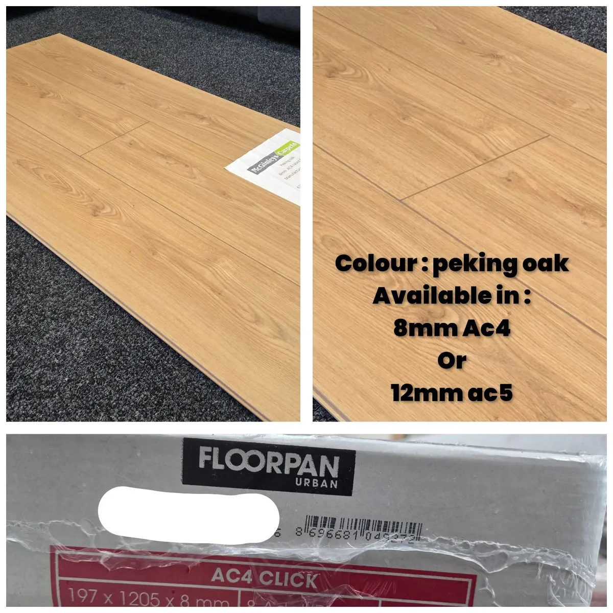 12mm laminated click flooring - warehouse - Image 4