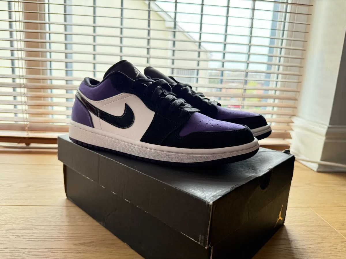 Air Jordan low 1 court purple - Image 1