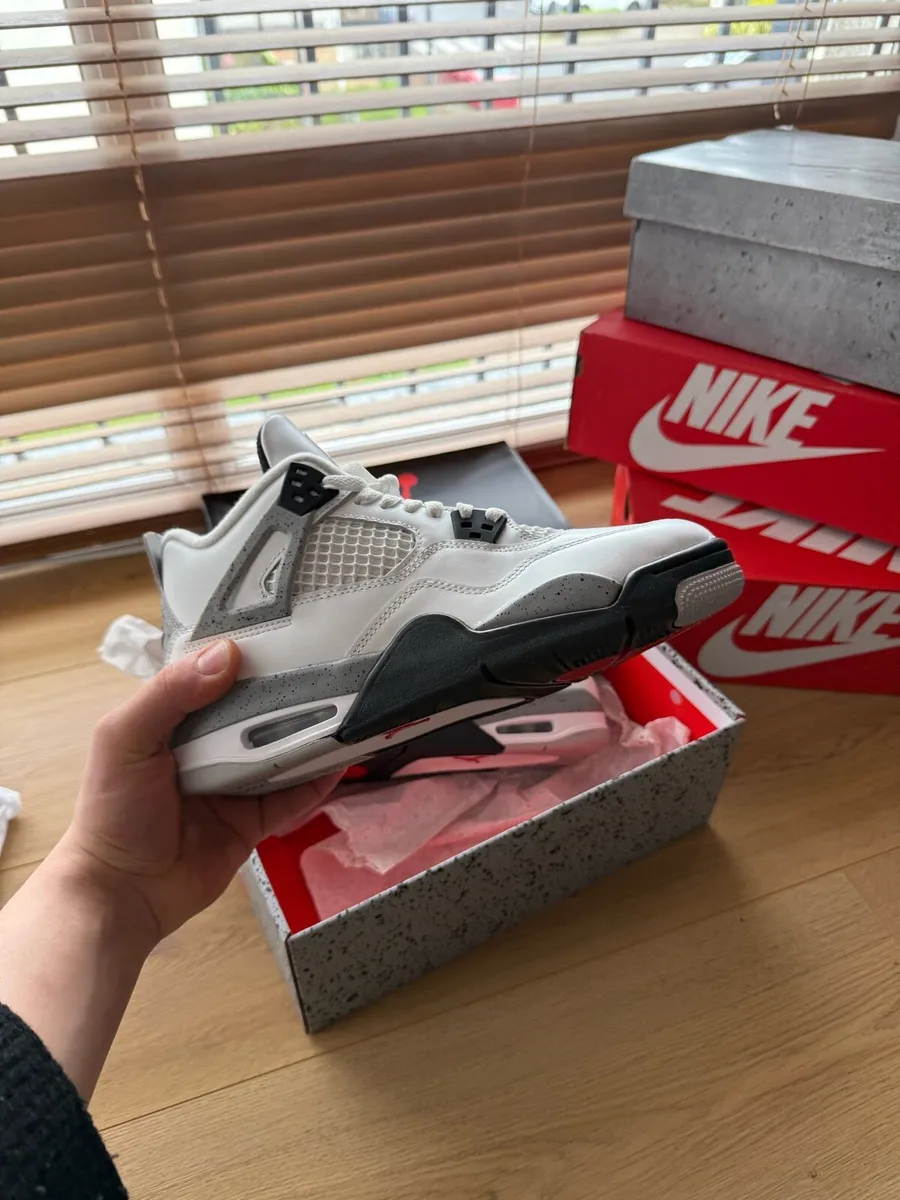 Air Jordan retro 4 white - Image 4