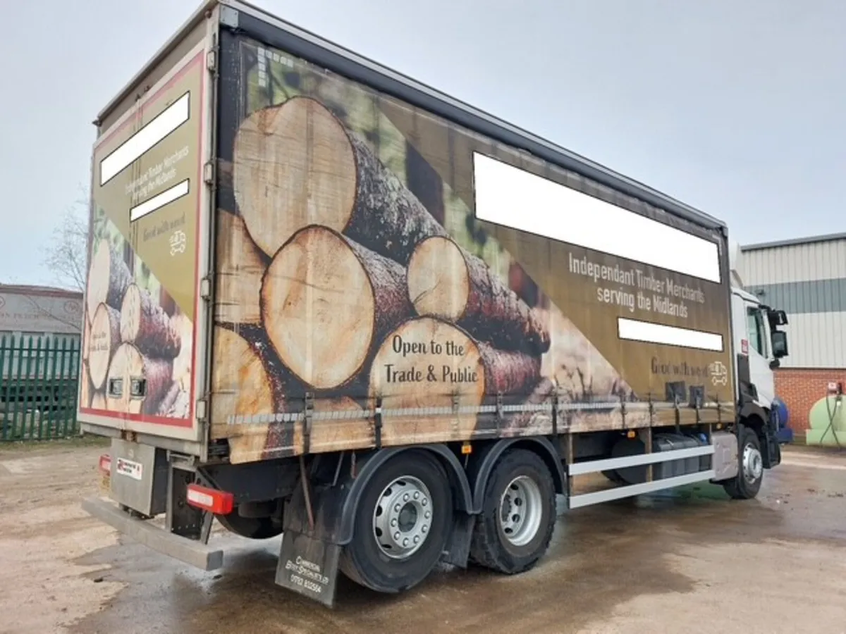 2021 Renault C380 6x2 Rearlift Curtainsider - Image 3