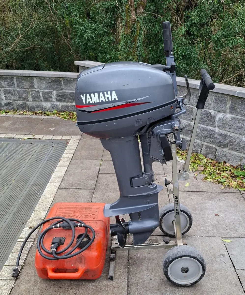 Yamaha 9.9HP 2 Stroke Short Shaft Outboard Motor - Image 2
