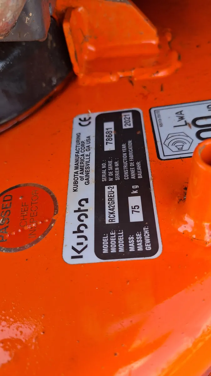Kubota GR1600 ride on mower - Image 3