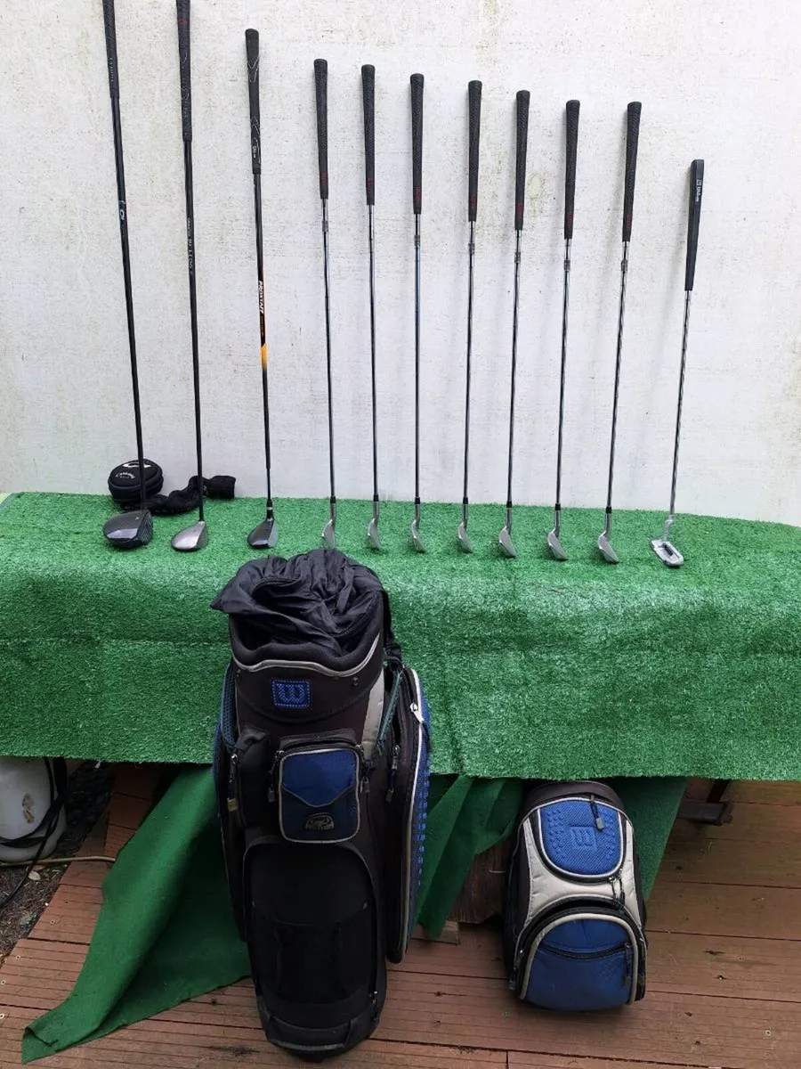 Golf clubs, full set, bag and trolley - Image 3