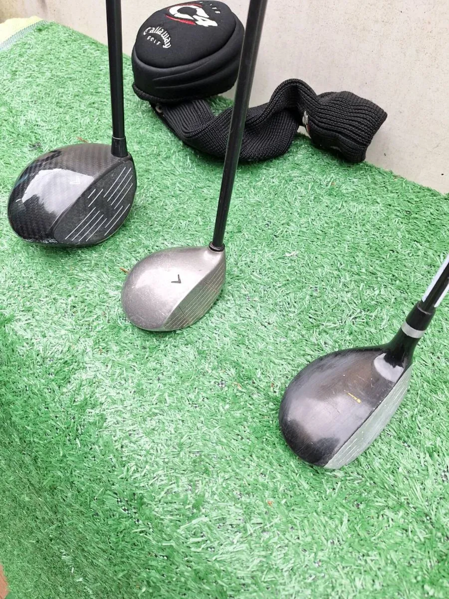 Golf clubs, full set, bag and trolley - Image 4