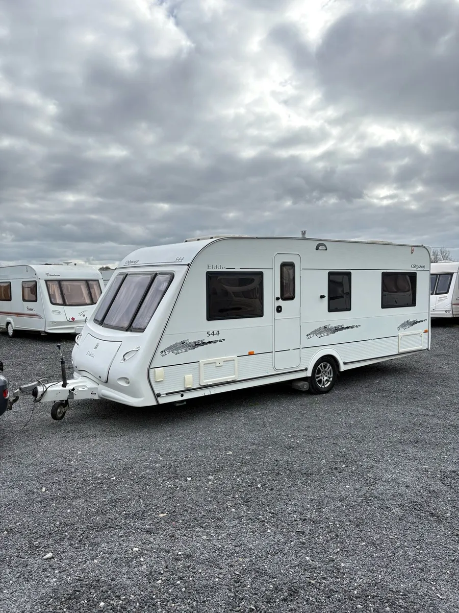 Elddis Odyssey 4 Berth Fixed Bed Caravan - Image 1