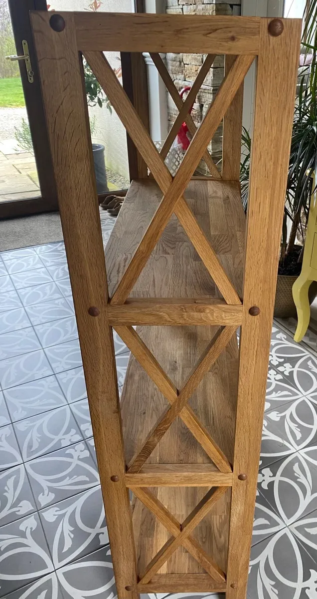 Solid Oak Bookcase - Image 1