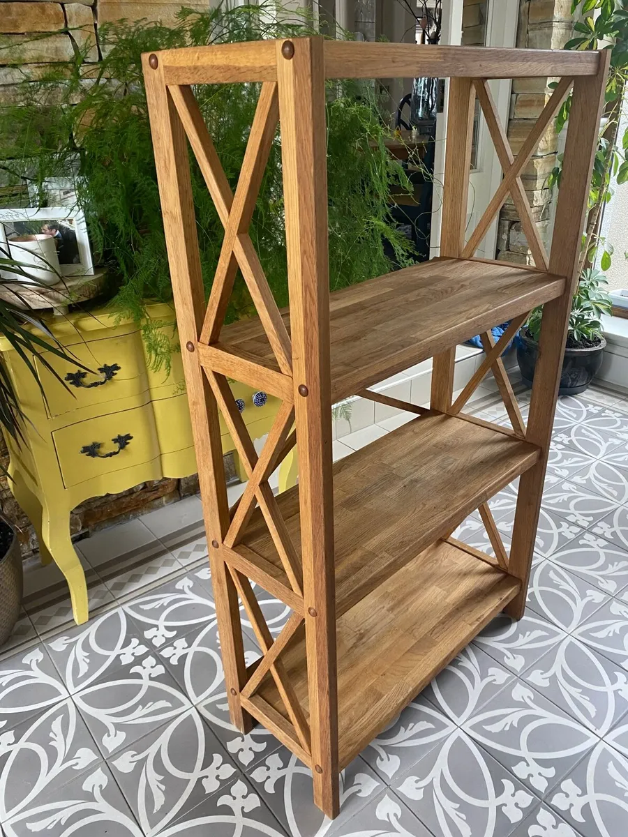 Solid Oak Bookcase - Image 2