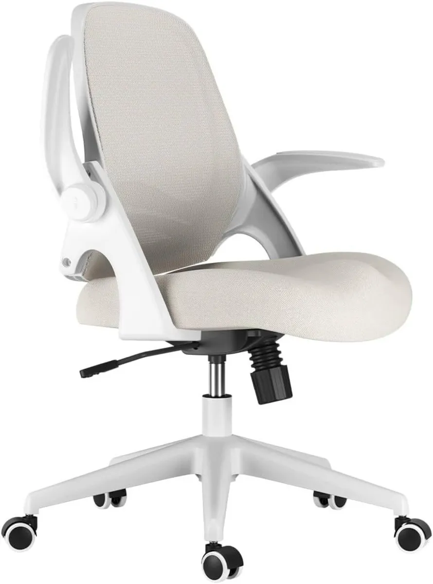 Ergonomic Office Chair with Folding Armrest - Image 1