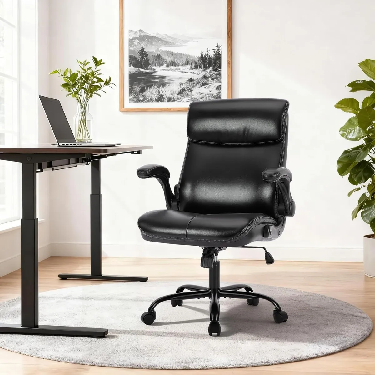COMALY Ergonomic Office Chair Executive Desk with - Image 2