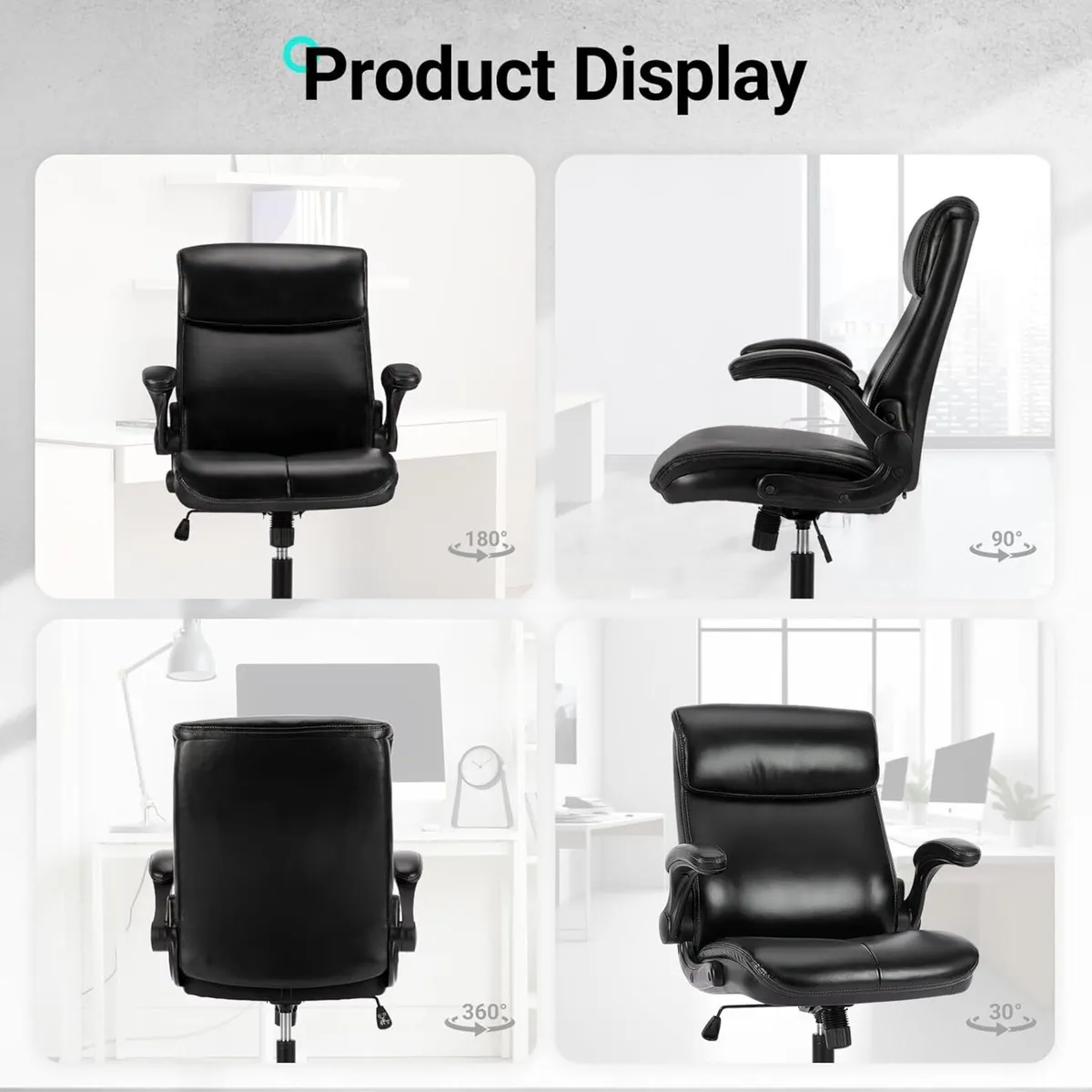 COMALY Ergonomic Office Chair Executive Desk with - Image 4