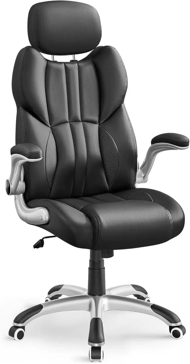 Office Chair Ergonomic Gaming Adjustable Headrest - Image 1