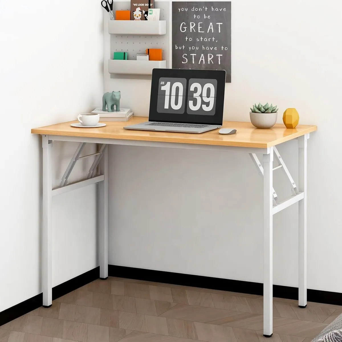 Folding Table Desk Computer PC Tables Small - Image 2