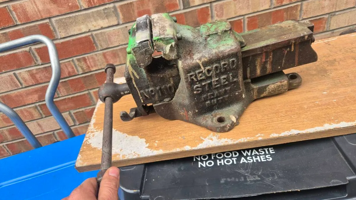 Large Record vice heavy duty - Image 2