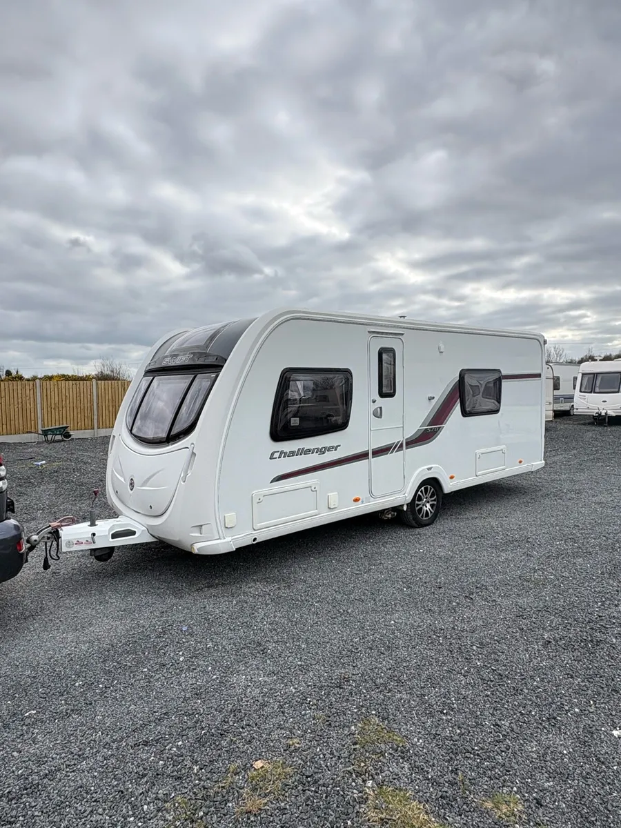 Swift challenger 4 berth fixed bed caravan - Image 1