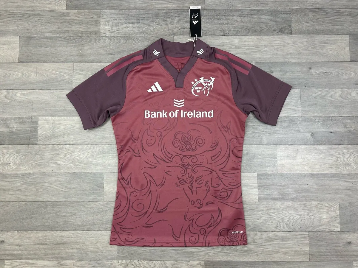 BNWT Munster Euro Rugby Jersey Shirt Mens Small - Image 1