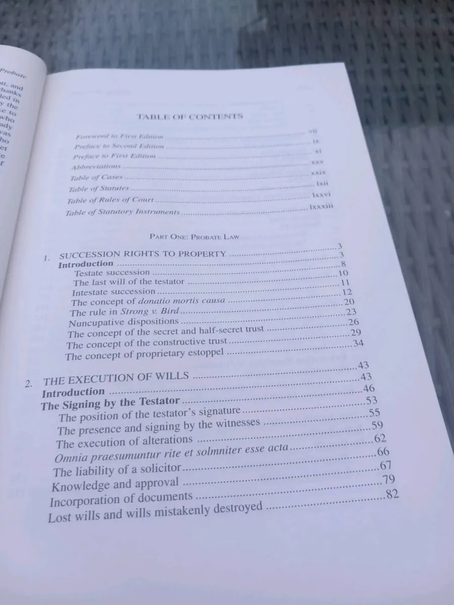 Keating on Probate, Hardback bk, Law, D18 post 7e - Image 3