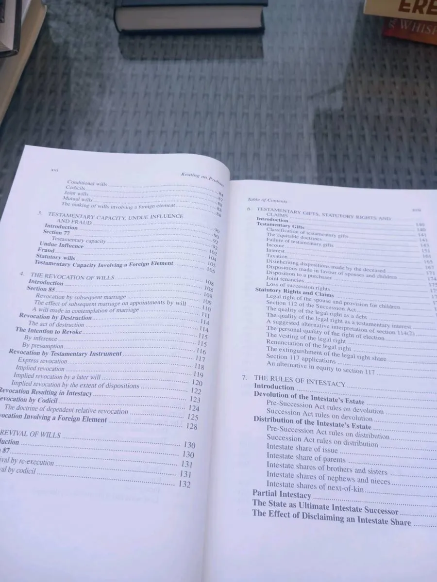 Keating on Probate, Hardback bk, Law, D18 post 7e - Image 4