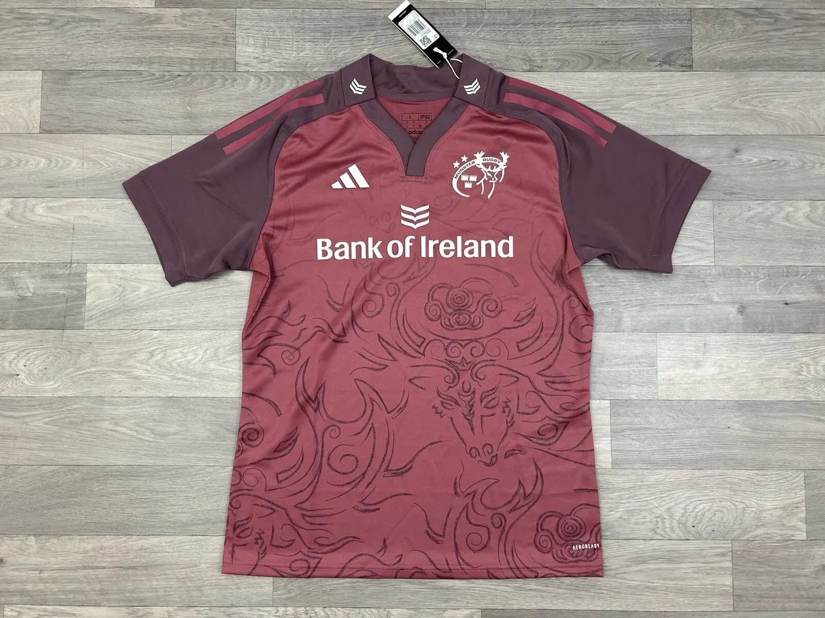 BNWT Munster Rugby Euro Jersey Shirt Mens Large - Image 1
