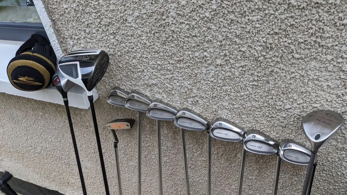 Matching Wilson Irons, Woods,Putter, Bag. - Image 2